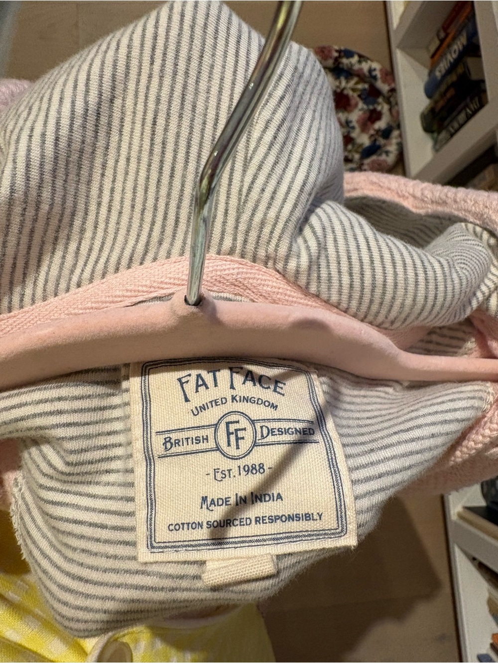 FatFace Light Pink Zip Hoodie - Picture 3 of 3